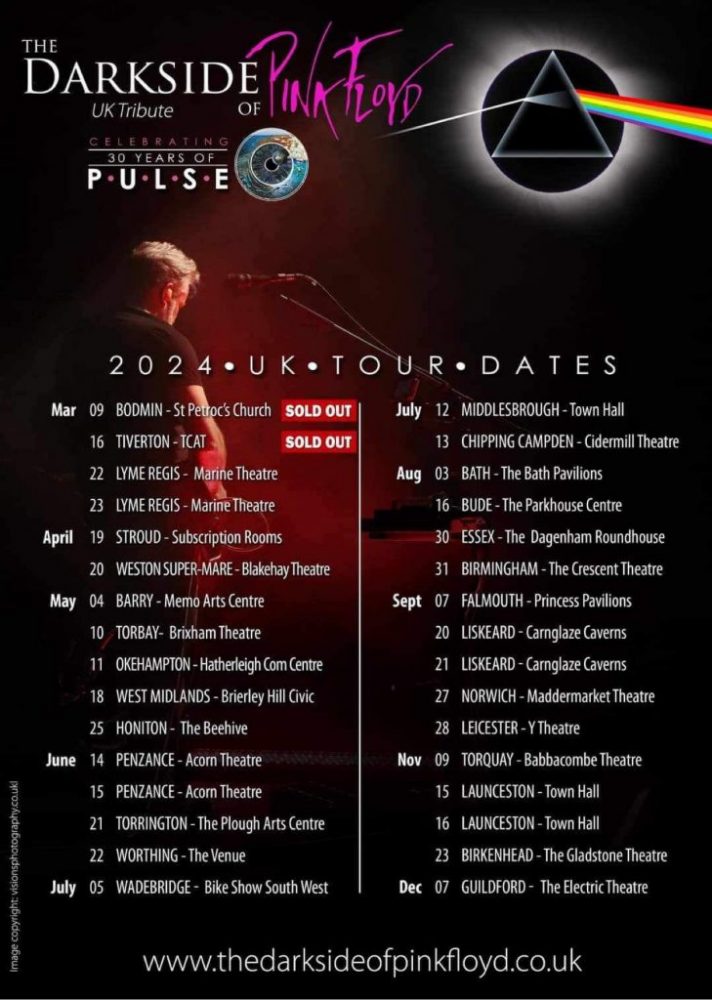 The Darkside of Pink Floyd 2024 Tour dates