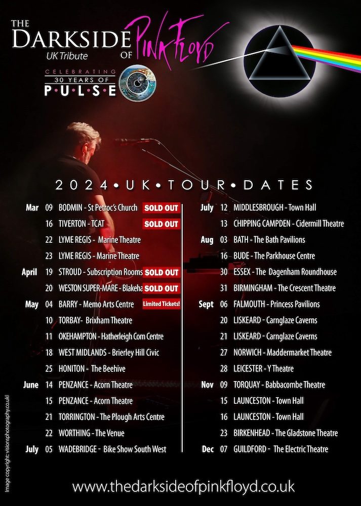The Darkside of Pink Floyd Tour Dates 2024